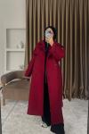 Astarlı Uzun Kaban Bordo