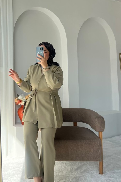 İkili Kadın Takım Nude Yeşil