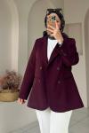 KRUVAZE BURGANYA CEKET Bordo