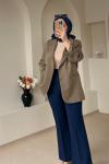 FLARE PANTOLON Lacivert