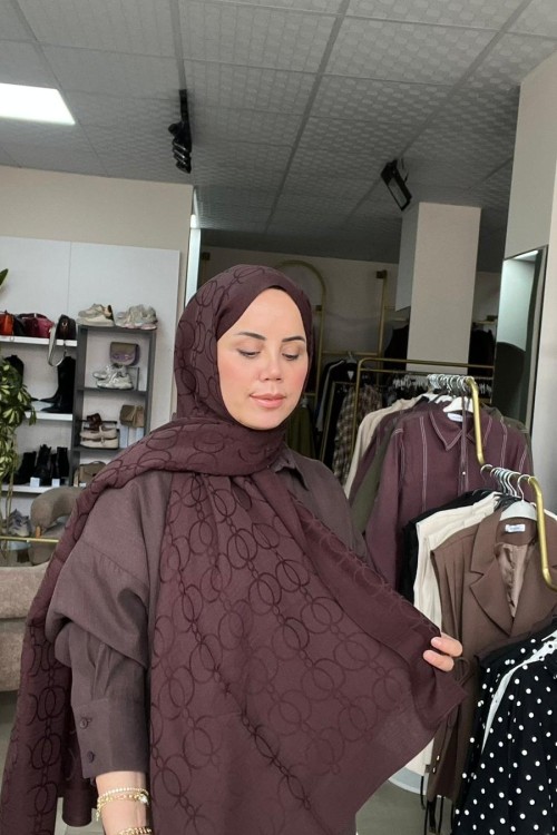 Vannel Scarf Naia Jakar Serisi Acı Kahve
