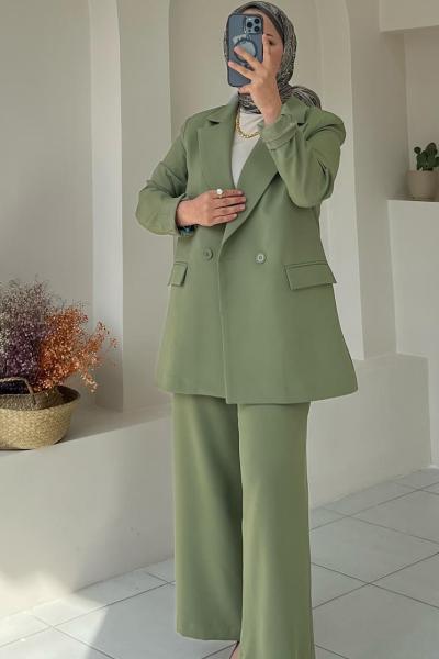 Kadın Takım Elbise Yeşil