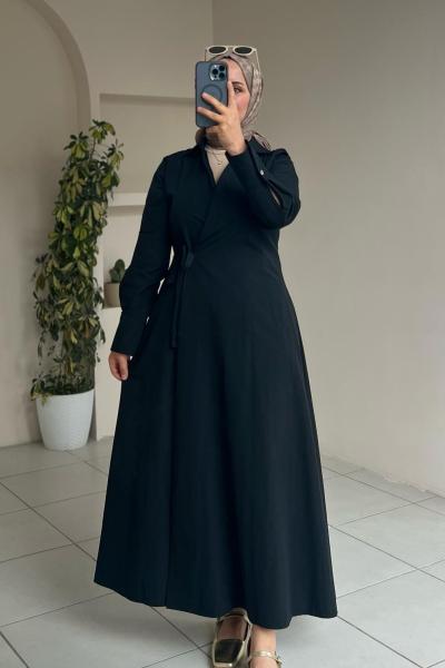 KİMONO ELBİSE  Siyah